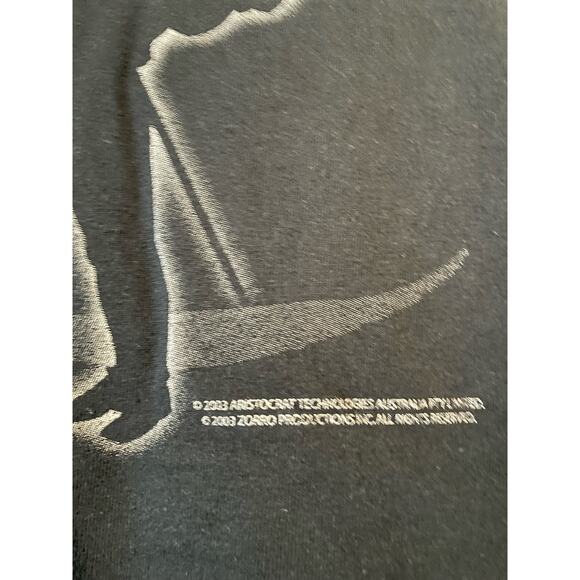 Vintage Y2K Zorro 2003 Movie Promo Shirt Adult XL - Picture 5 of 5